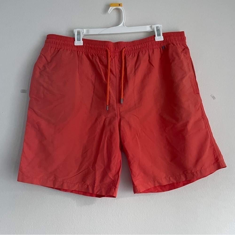 Faconnable Azul men’s salmon color swim shorts